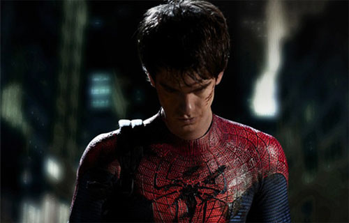 Andrew Garfield in new Spiderman Suit